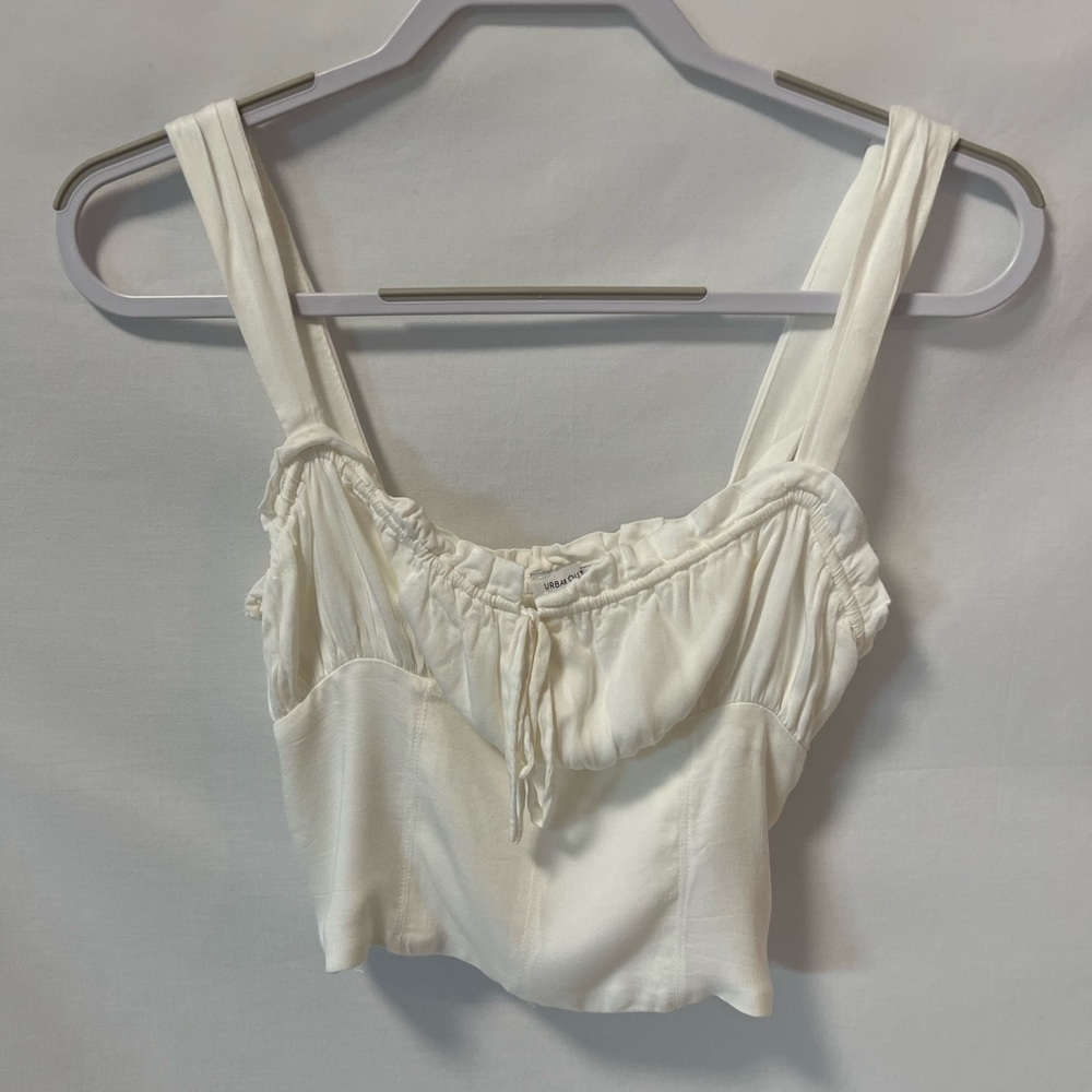 Urban Outfitters Crop Top with Adjustable Straps and Front Tie